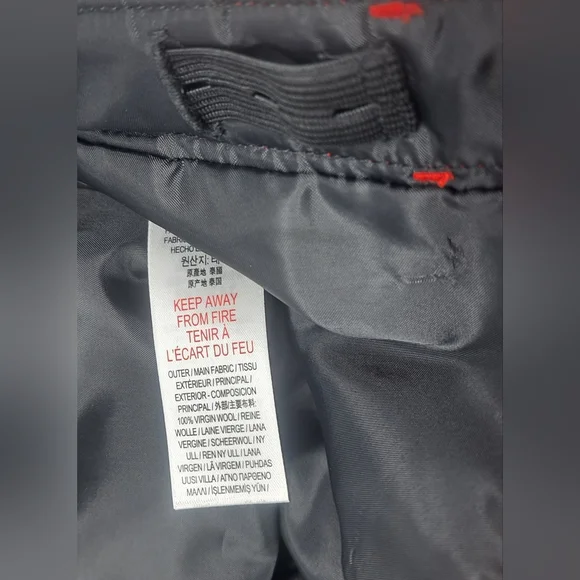 Burberry Children Boys Wool Dress Pants Red Tartan Plaid Winter Lined 14Y 29"W - Picture 7 of 16